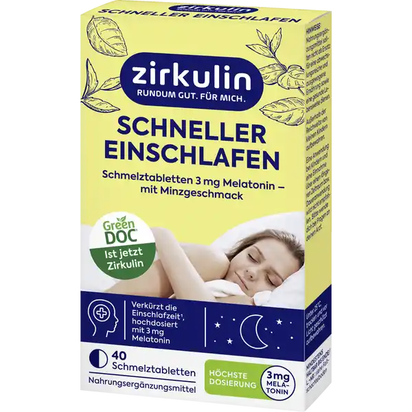Schneller Einschlafen Schmelztabletten