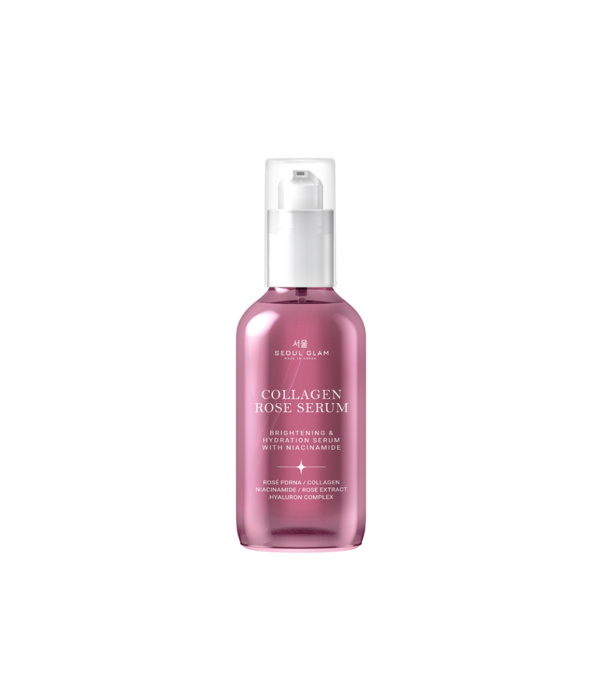 Seoul Glam - Sérum Iluminador com Niacinamida Collagen Rosé