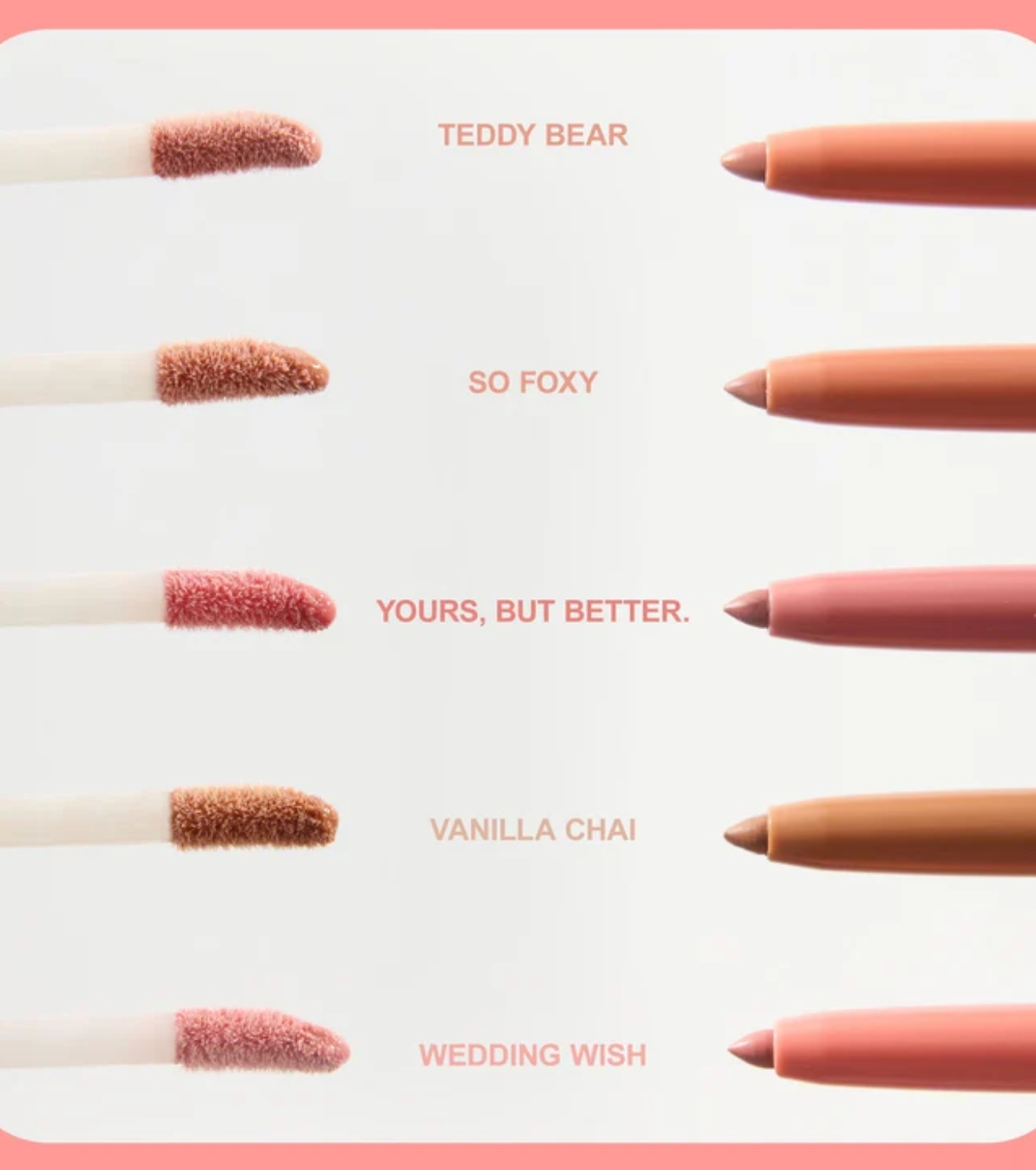 Technic Cosmetics - Duo de Delineador e Brilho Labial Line & Shine - Teddy Bear