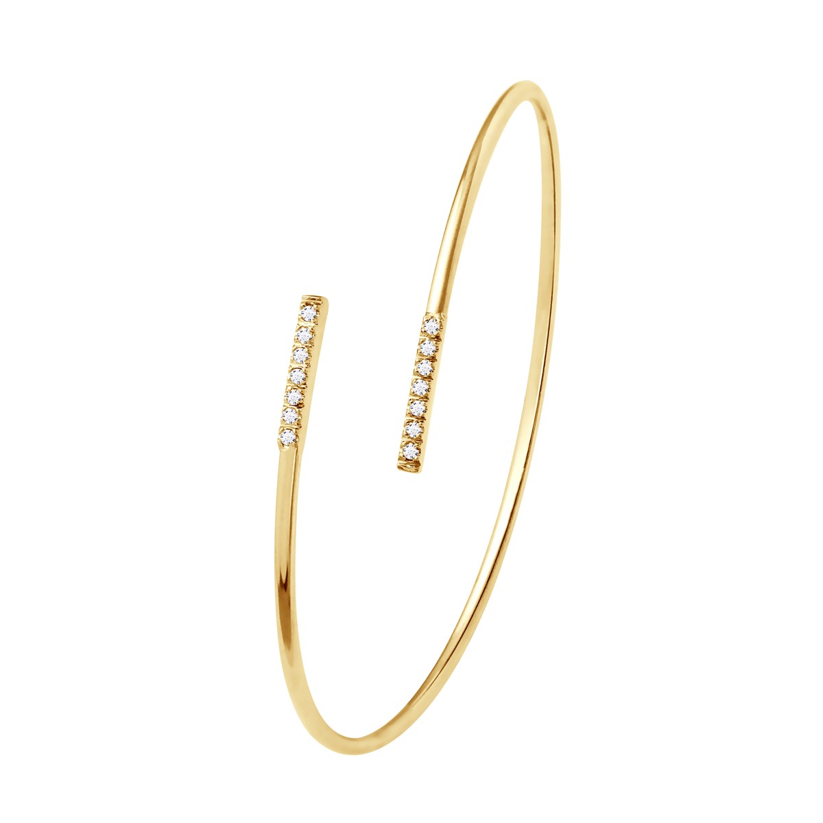 Bracelet Diamants 0,16 Cts PASSION Or Jaune