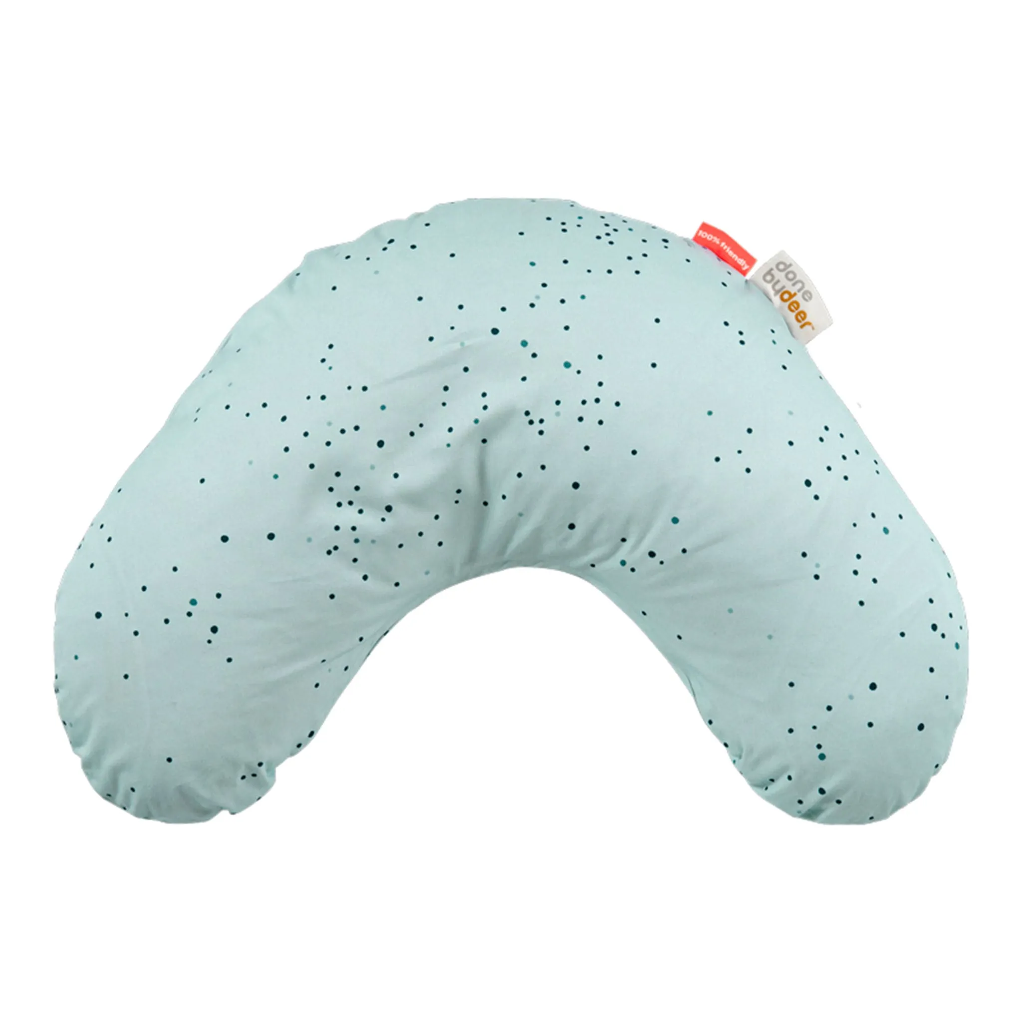 Done by Deer Coussin d'Allaitement - Pois Bleu