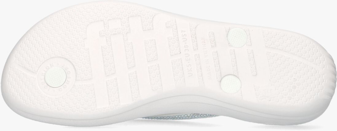 witte fitflop teenslippers iqushion sparkle