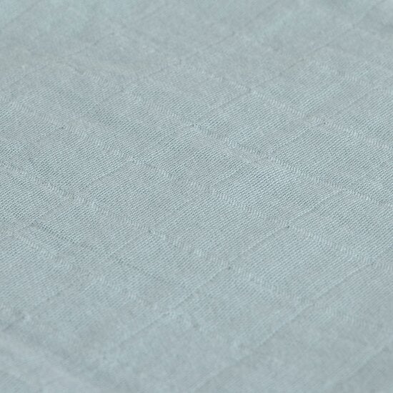 Lot de 3 débarbouillettes en mousseline   Bleu poudré        de               Lässig