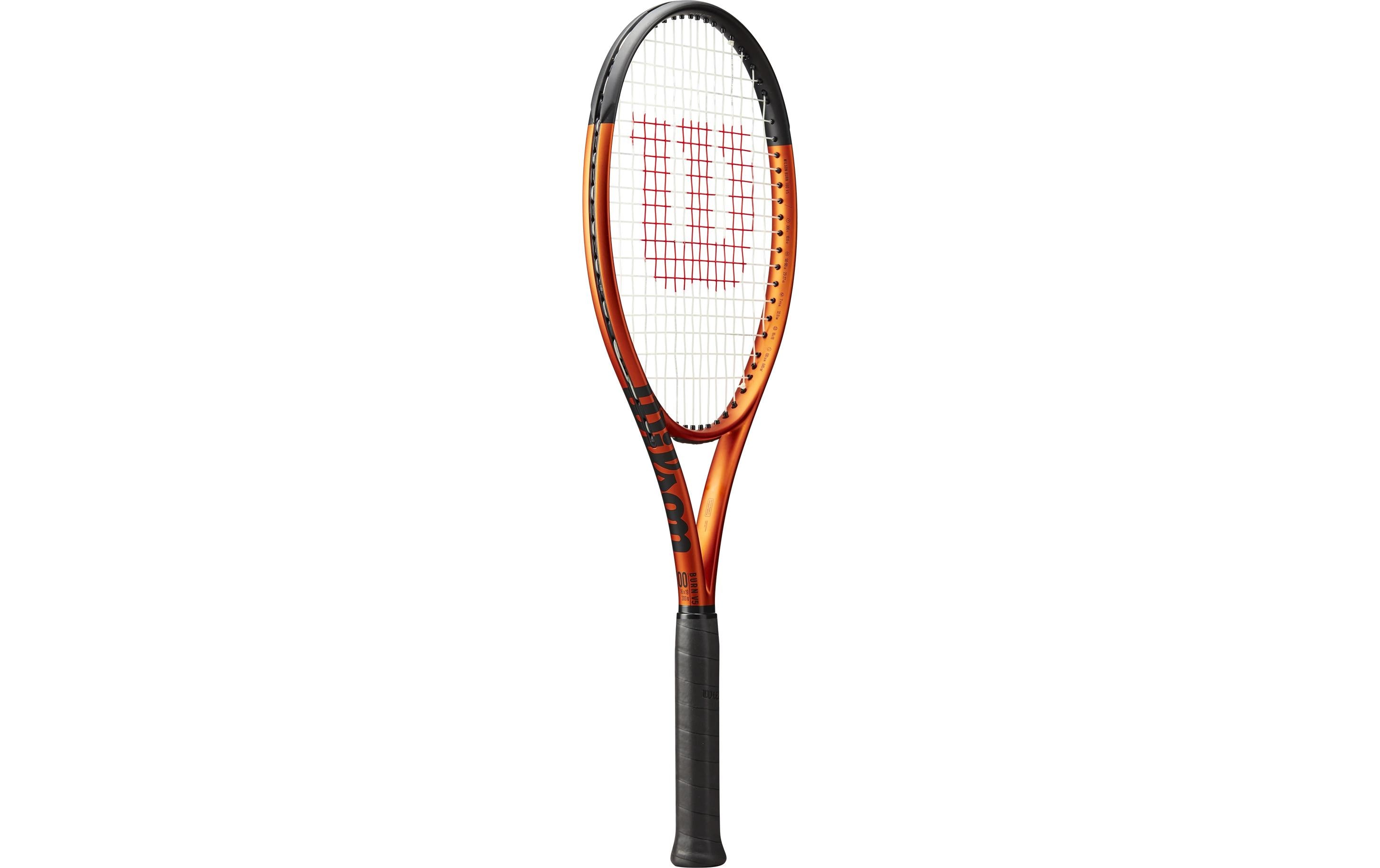 Tennisracket Burn 100 V5.0 Orange/Schwarz<br>Tennisschläger