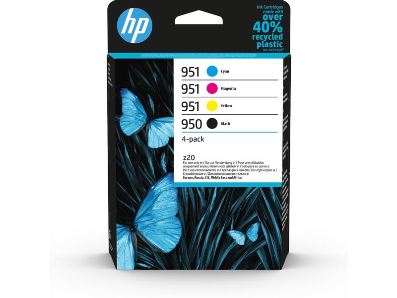 HP Combopack Nr. 950   951 (Tinte 6ZC65AE) C/M/Y/BK Druckerpatrone