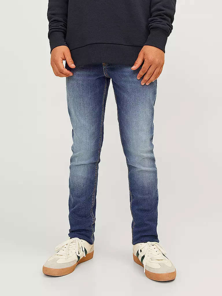 JACK & JONES Jungen Jeans Slim Fit JJIGLENN blau