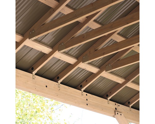 Gazebo WESTMANN hout Devon 12x16 455 x 336 cm geglazuurd