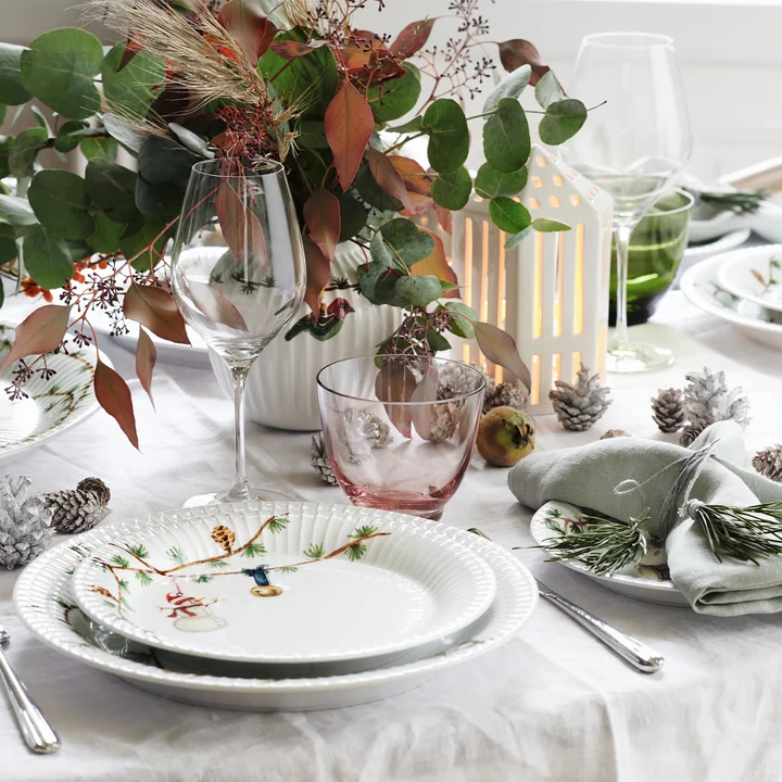 Kähler Design - Hammershøi Weihnachten Teller, Ø 21 cm, weiss