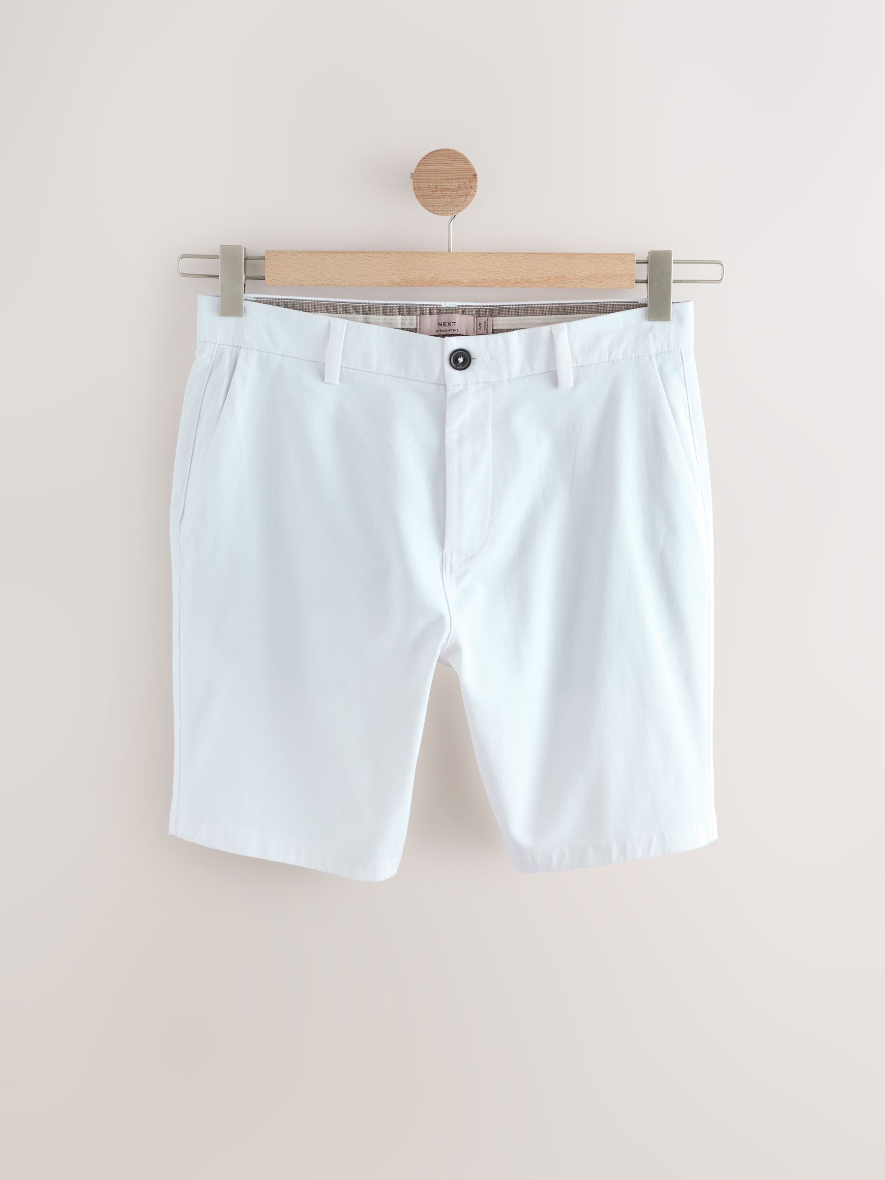 Zwart/vintage Blauw/Wit/Mushroom white - Straight fit - Set van 4 chinoshorts met stretch