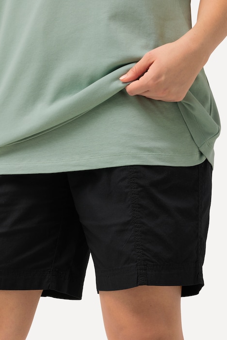 Shirt, doppellagige Vorderseite, Slim, Rundhals, Halbarm