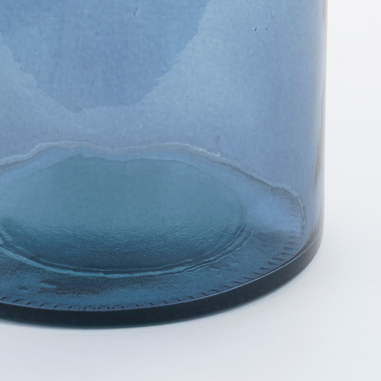 Mica Decorations fles Guan blauw D 15 H 40 cm