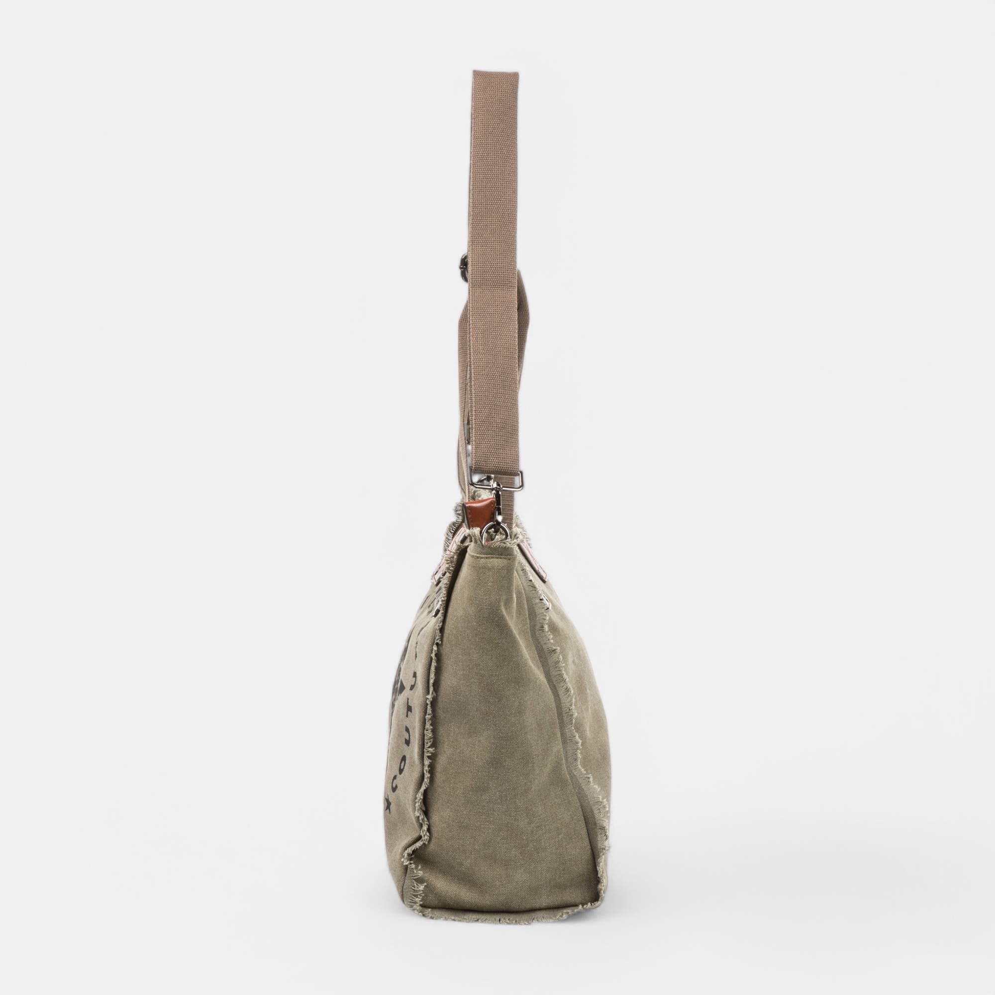 Sac de shopping kaki
