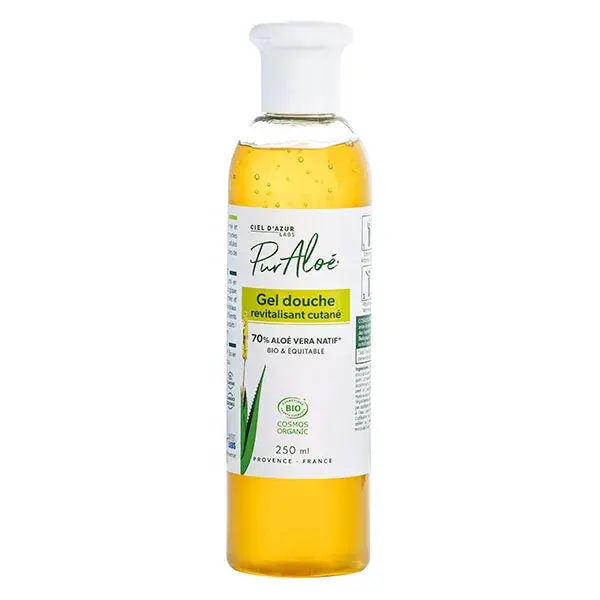 Gel de Banho Aloe Vera Puro Orgânico 70% 250ml