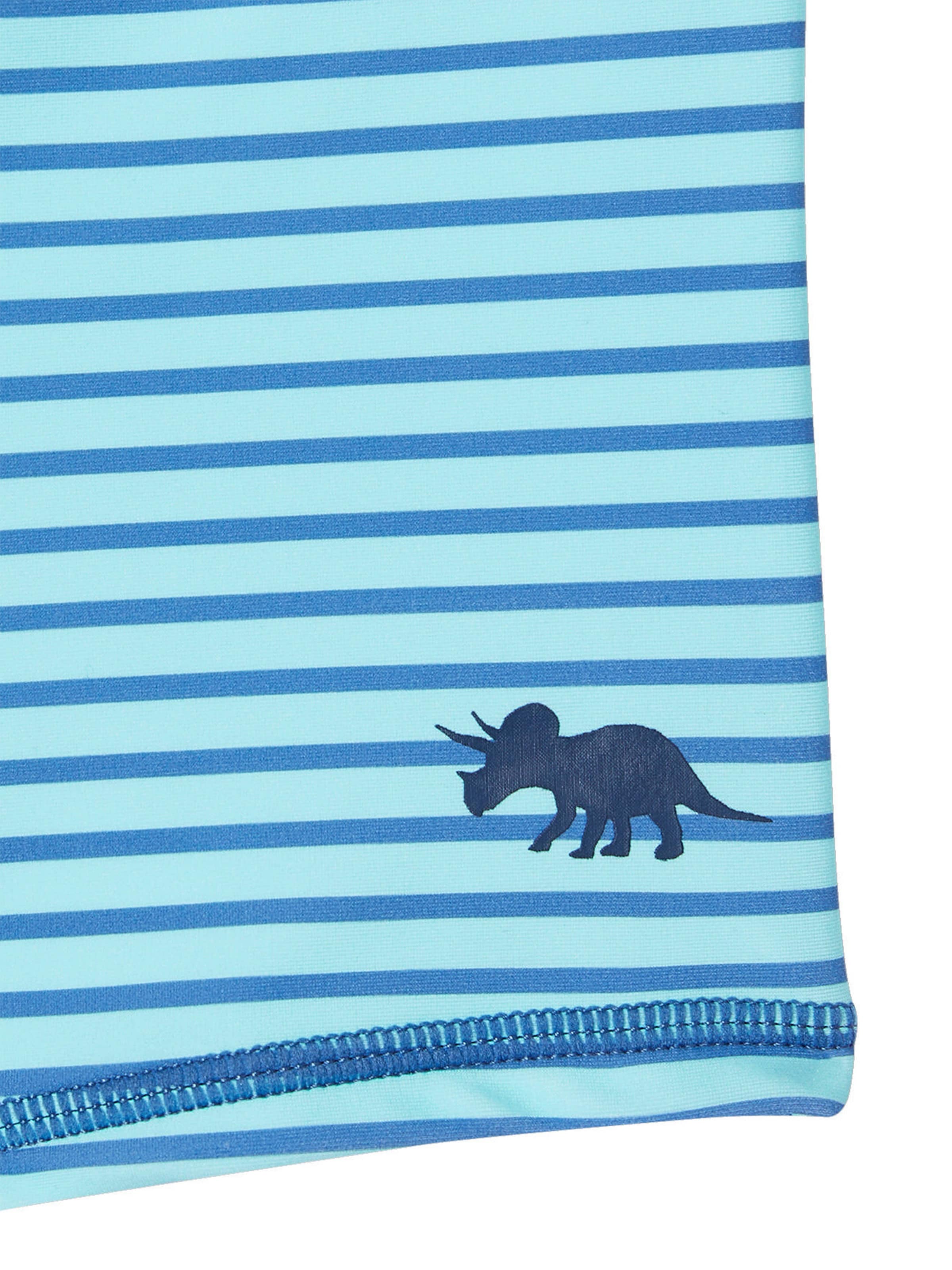 Vertbaudet 2er-Pack Jungen Boardshorts mit Dinos türkis