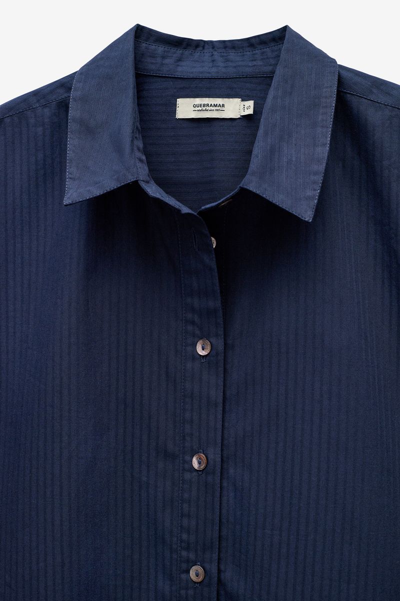 CAMISA MANGA CURTA TEXTURA RISCAS