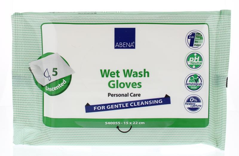 Abena Wegwerpwashandjes 5 stuks