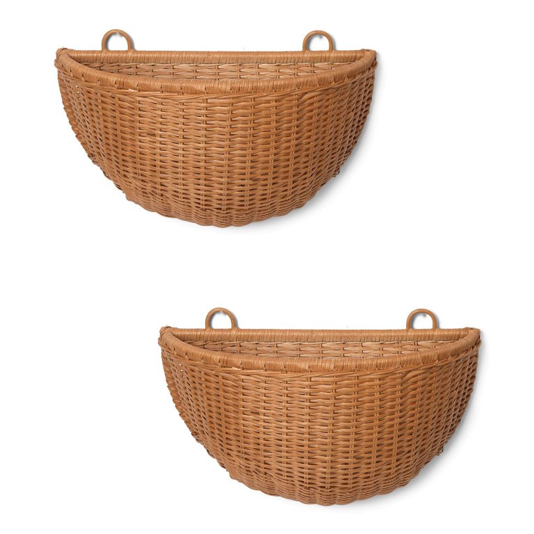 Ferm Living Braided wand manden set van 2