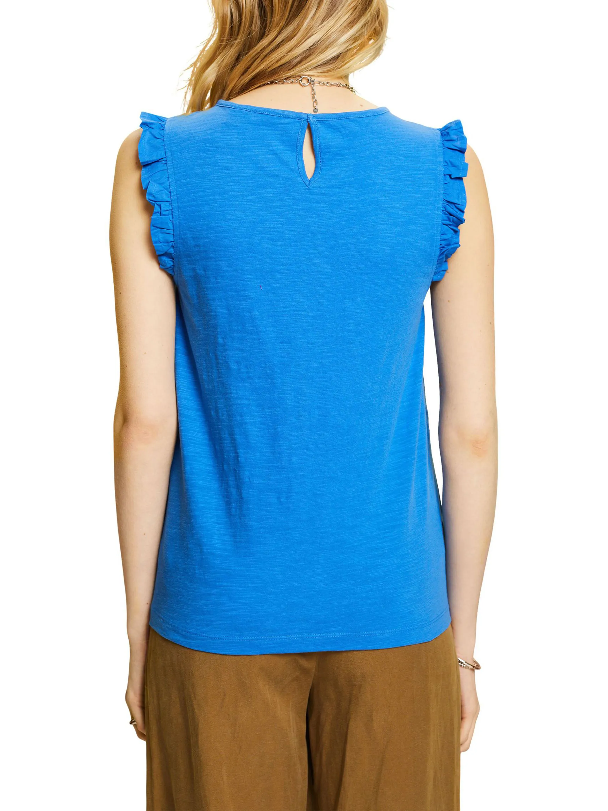 Damen Top mit Flügelärmelchen