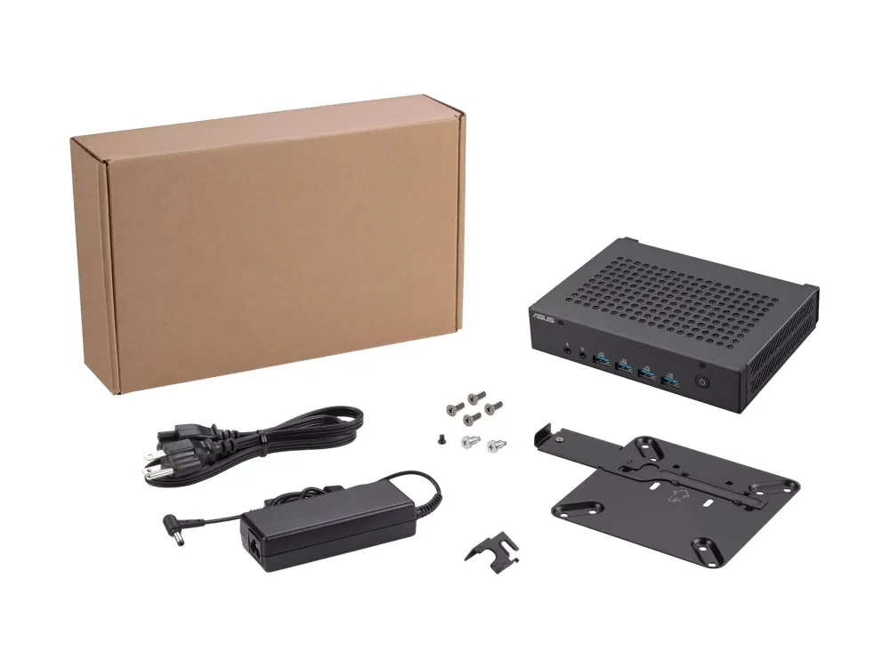 ASUS ExpertCenter PN43 - Barebone - mini PC 1 x N-series N97 / op til 3.6 GHz - RAM 0 GB - UHD Graphics - IEEE 802.11ax (Wi-Fi 6E), Bluetooth 5.3, Gigabit Ethernet, 2.5 Gigabit Ethernet - sort