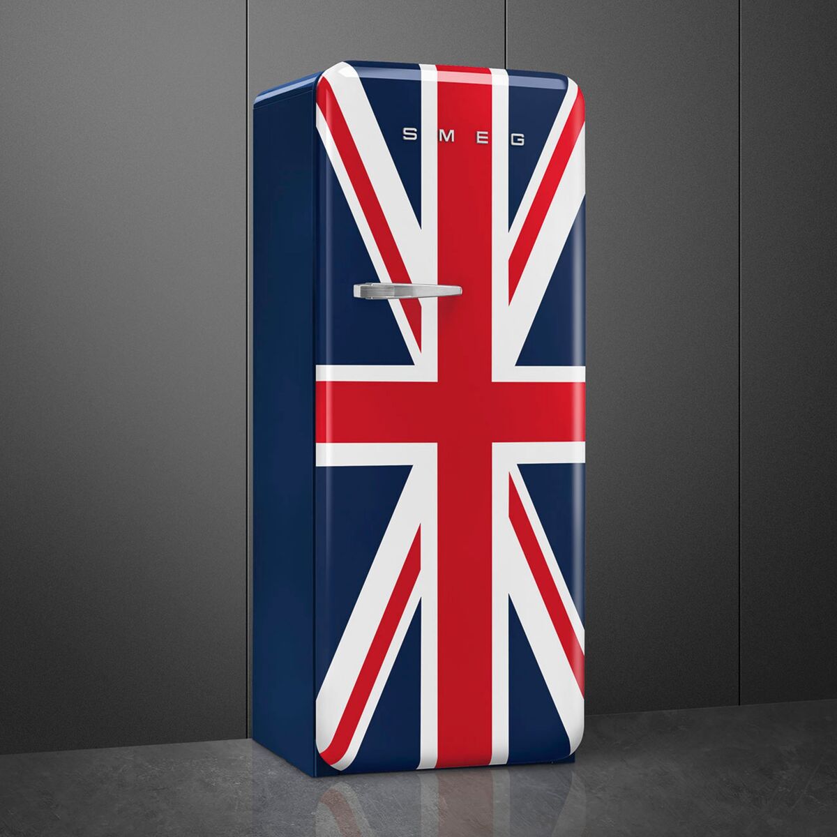 Smeg FAB28RDUJ6 Kjøleskap med Fryser 153cm Høyrehengt Union Jack