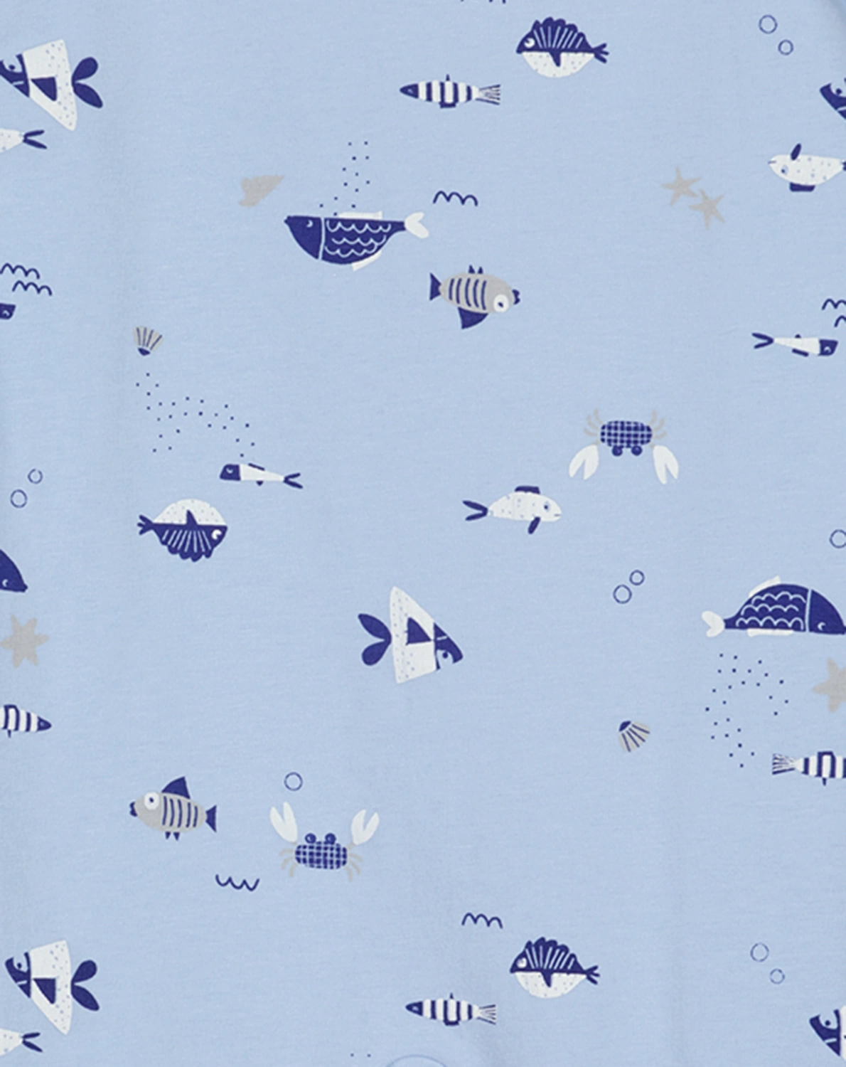 Strampler OCEAN in hellblau