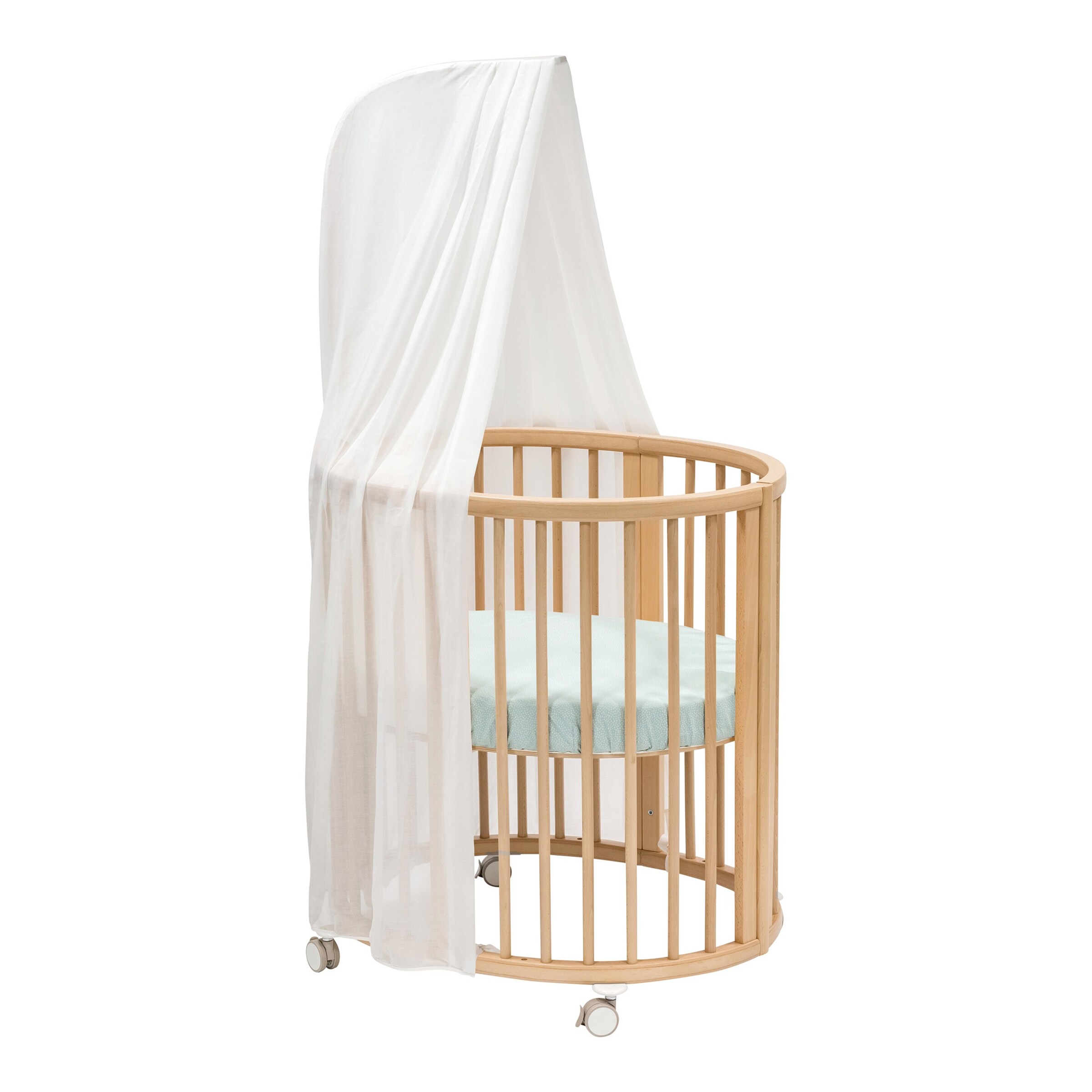 Stokke® - SLEEPI™ Spannbetttuch Sleepi Mini Dots Sage