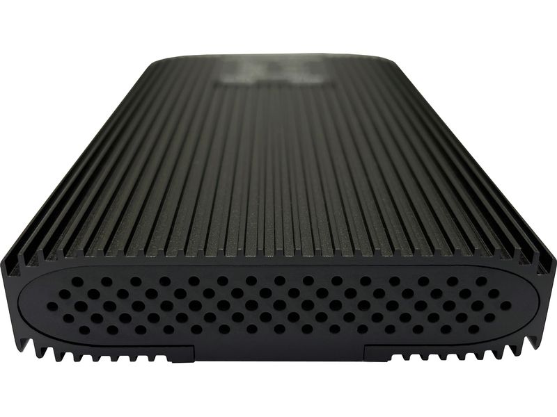 LC-Power Externes Gehäuse LC-M2-C-NVME-2X2-RAID M.2/U.2 SSD Hochwertiges, kompaktes und portables Gehäuse