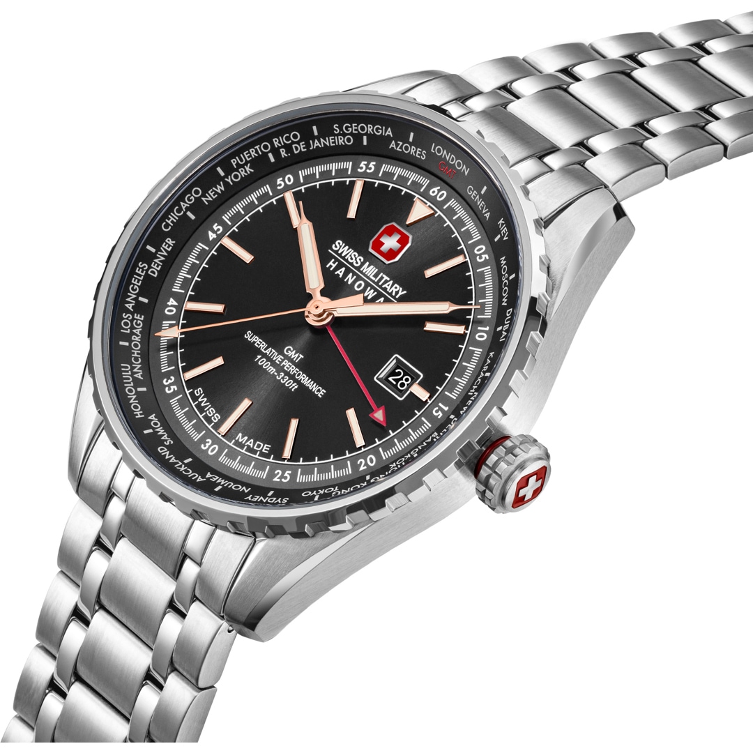 Swiss Military Hanowa Afterburn GMT Worldtimer