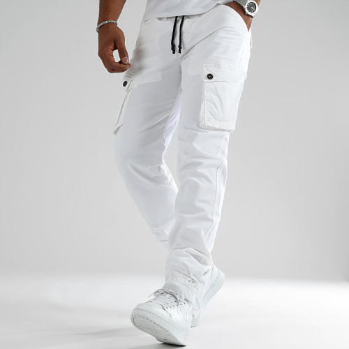 Pantalon Cargo 0368 Blanc
