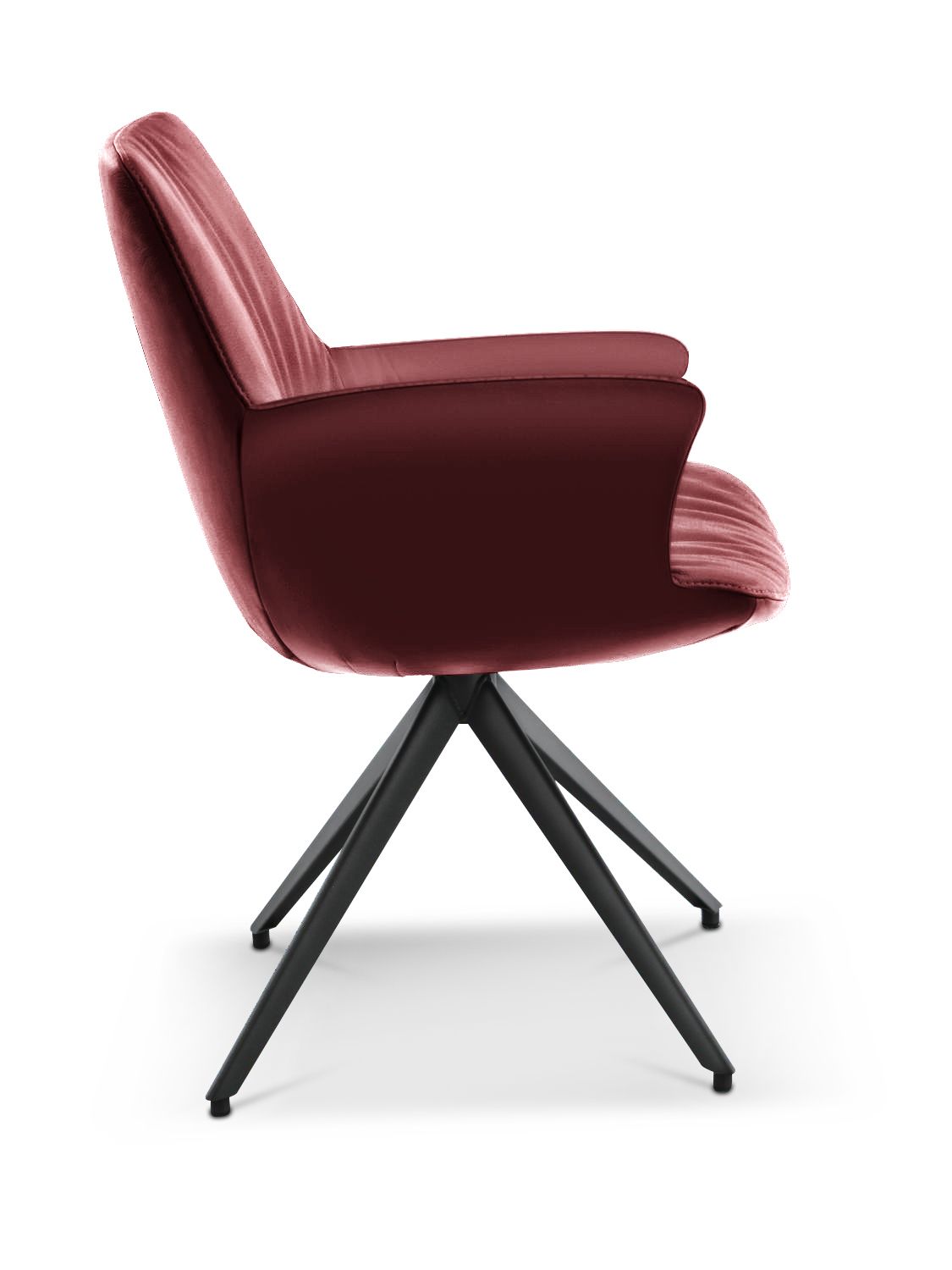 Armlehnenstuhl bert plantagie MAPLE Stativ winered