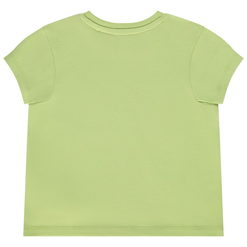 T-shirt manches courtes print et broderies koala pour bébé garçon - Vert
