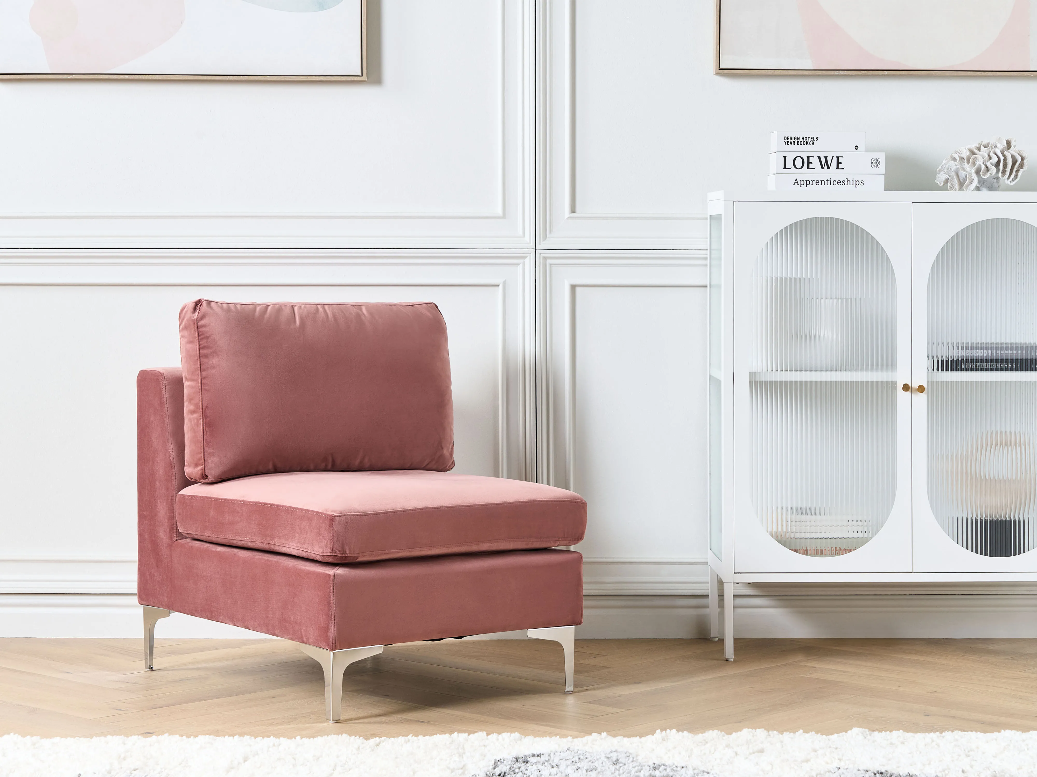 Zitmodule EVJA Fluweel Roze
