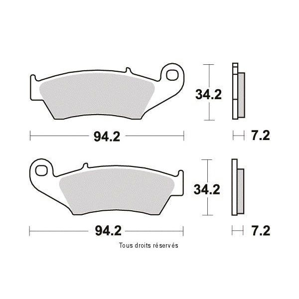 Sifam - Plaquettes de frein S1098N
