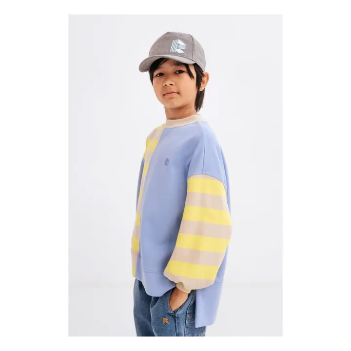 Repose AMS Sweat Coton Bio Boxy | Bleu ciel