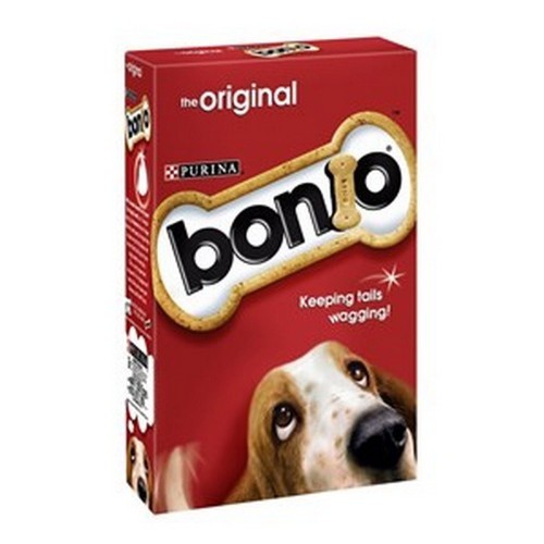 Pacote com 5 pacotes de biscoitos para cães