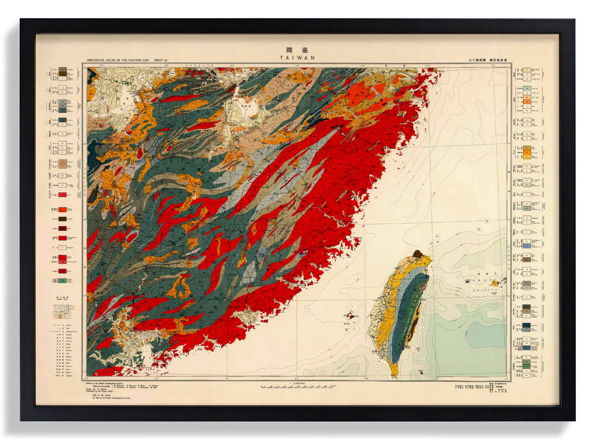 Geologie Asiens - Taiwan