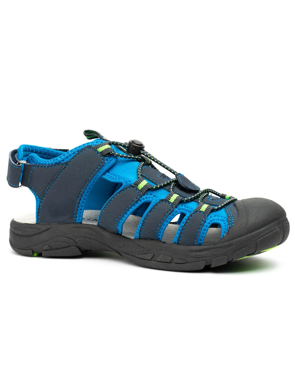Trekking-SandaKids KVALVIKA in navy/viper green