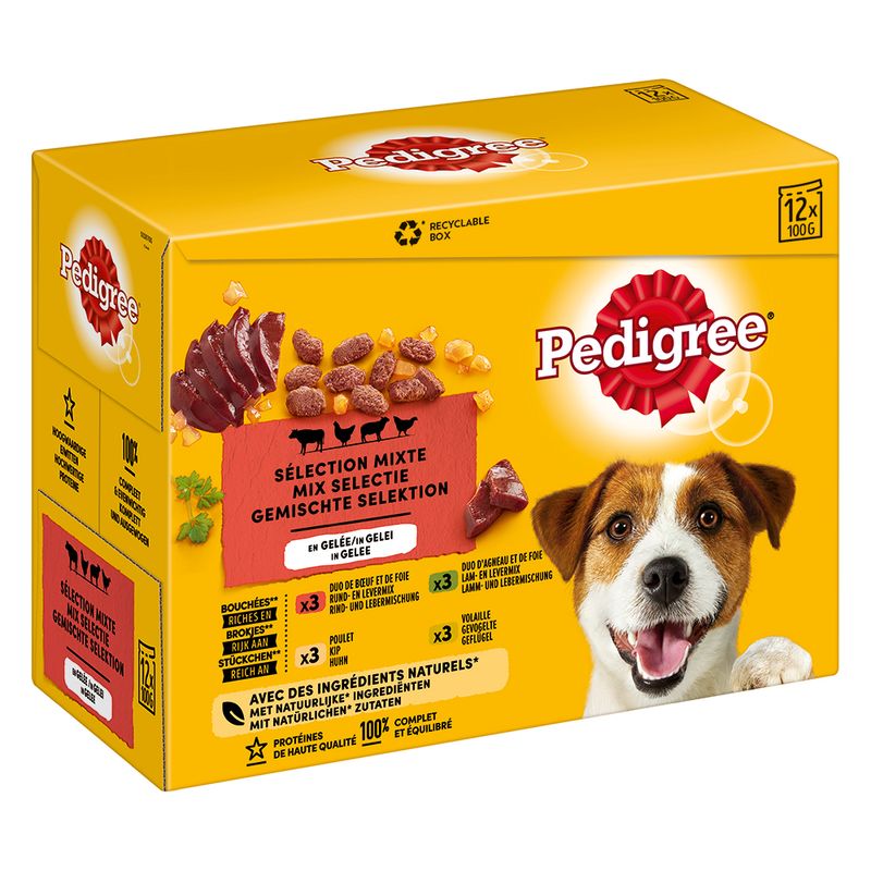 Multipack Pedigree Les classiques en sauce ou gelée