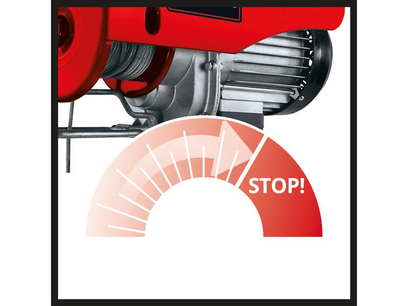 Einhell Seilhebezug TC-EH 500, 500 kg Ermöglicht bequemes und schonendes Heben schwerer Lasten per Knopfdruck