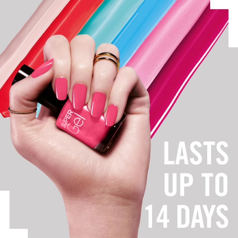 RIMMEL Super Gel Nail Polish 12 ml - 032 Cocktail Passion