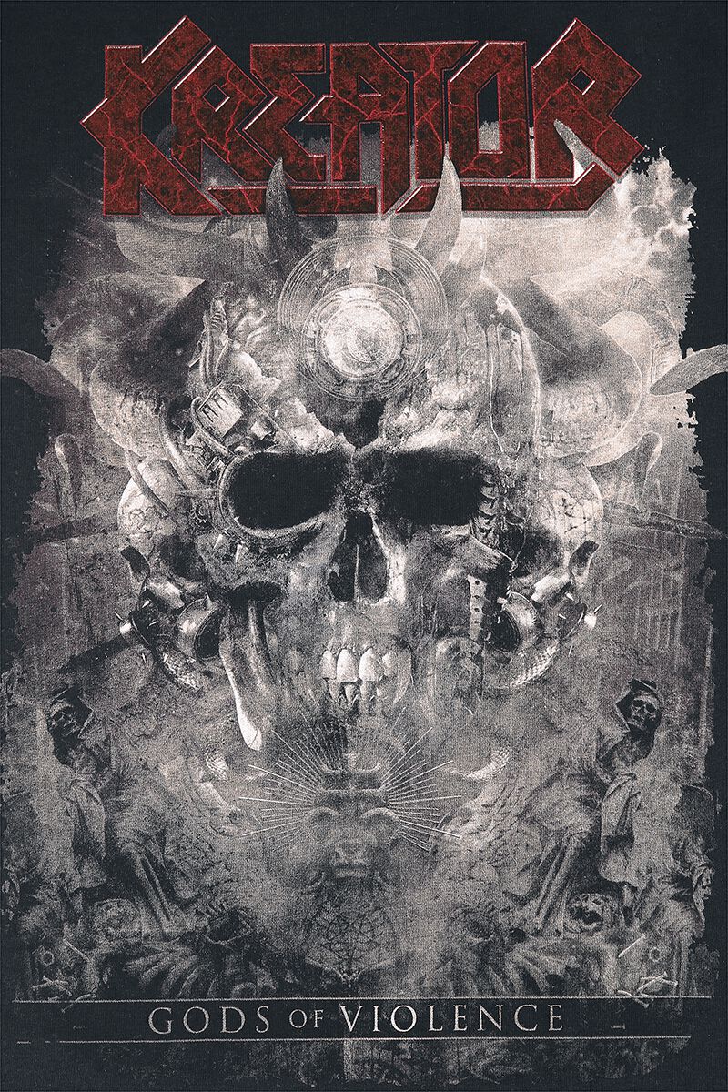 Gods Of Violence-Skulls | Kreator T-Shirt Manches courtes