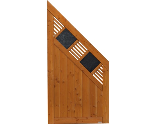 Eindelement Konsta Latina rechts 90 x 180/90 cm Douglasspar kersenkleurig gebeitst