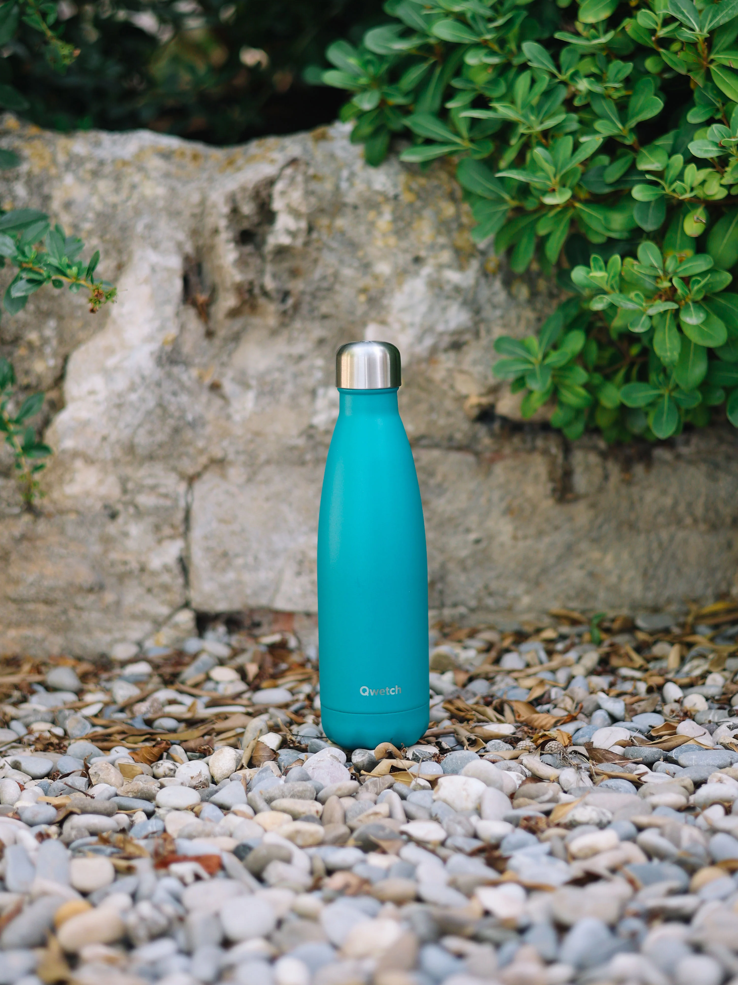 Bouteille Isotherme Matt Bleu Minéral - Qwetch