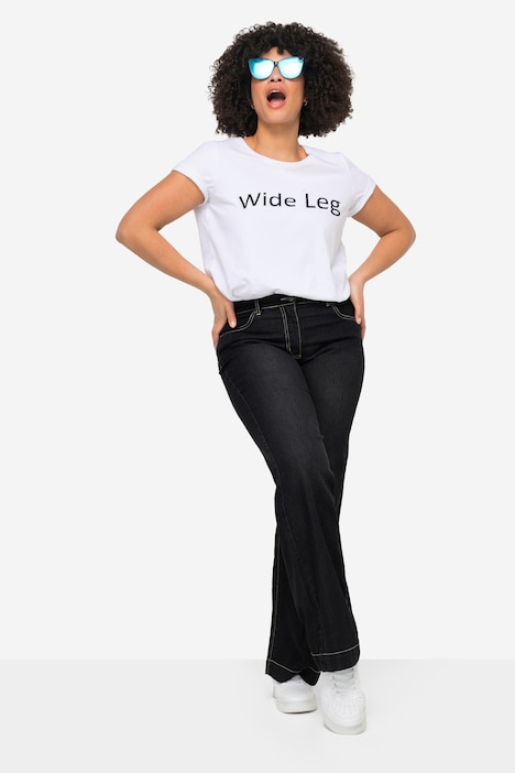 Jeans Nora, weit und gerade, Stretchkomfort, 4-Pocket