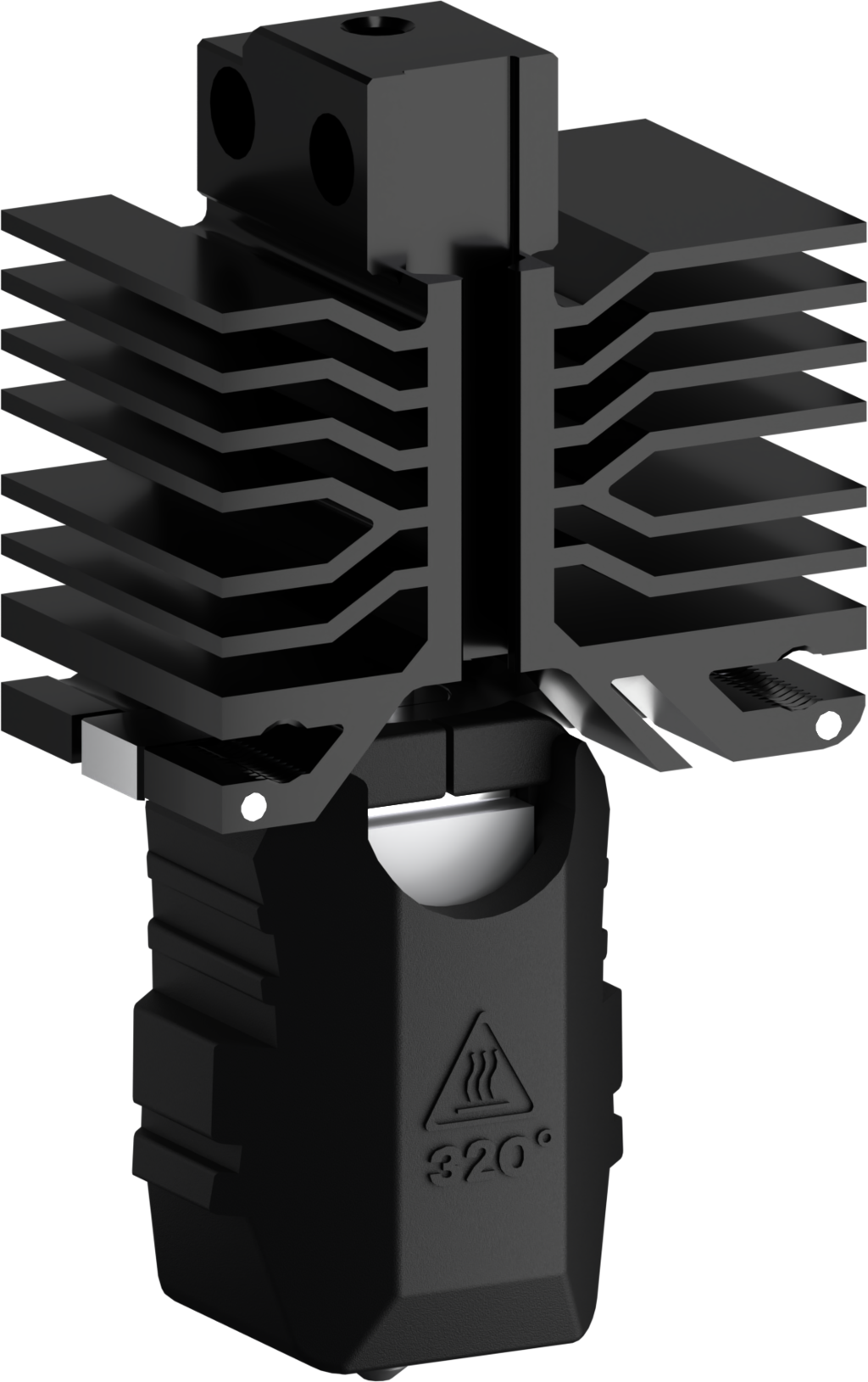 Phaetus  Conch Hotend M6 für Bambu Lab X1/P1, 0,4 mm    Verschleißfestes Hotend mit austauschbarer EndCoat™ Düse für Bambu Lab - ohne Heizpatrone & Thermistor