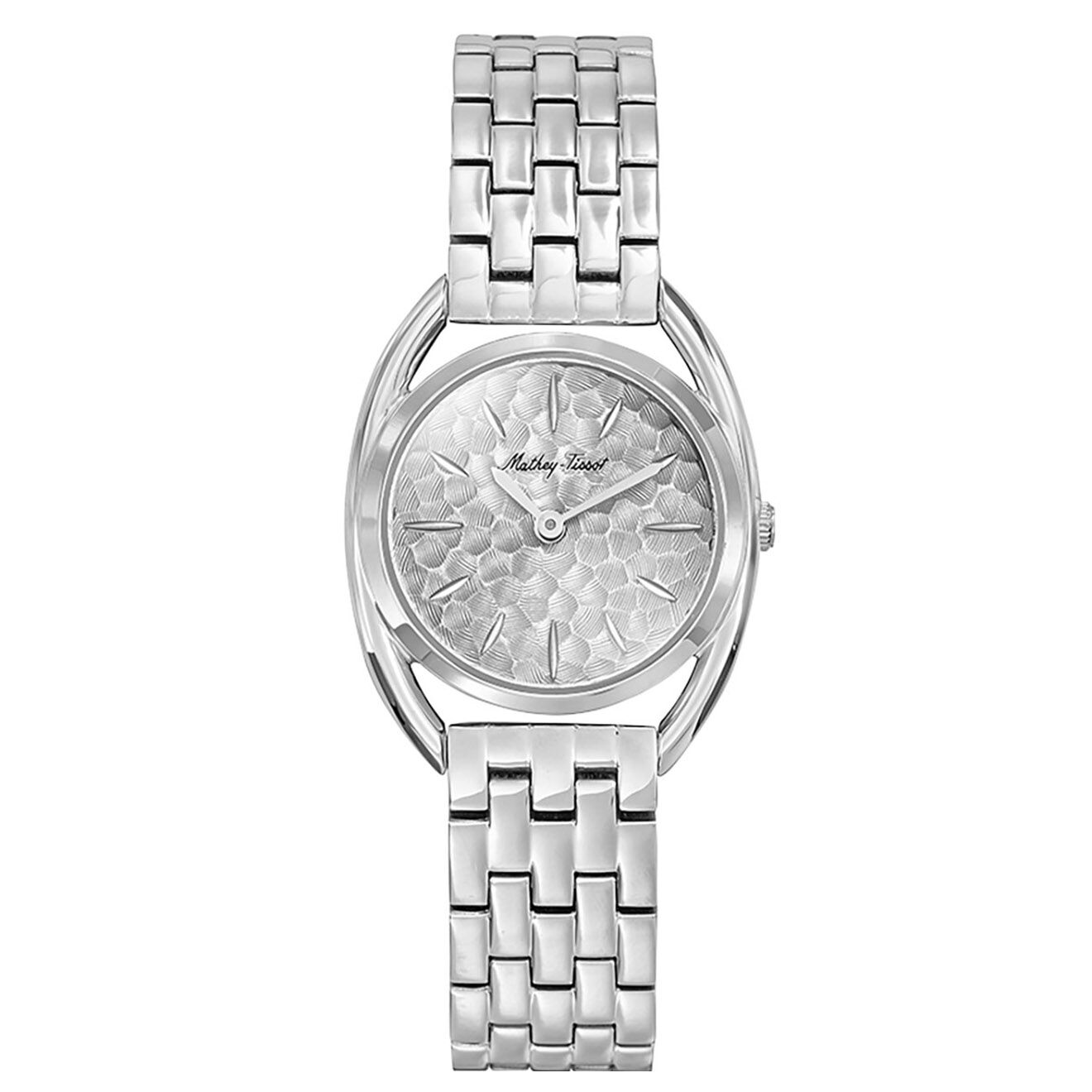 Mathey-Tissot Montre Femme Quartz en Acier Saphira argentée