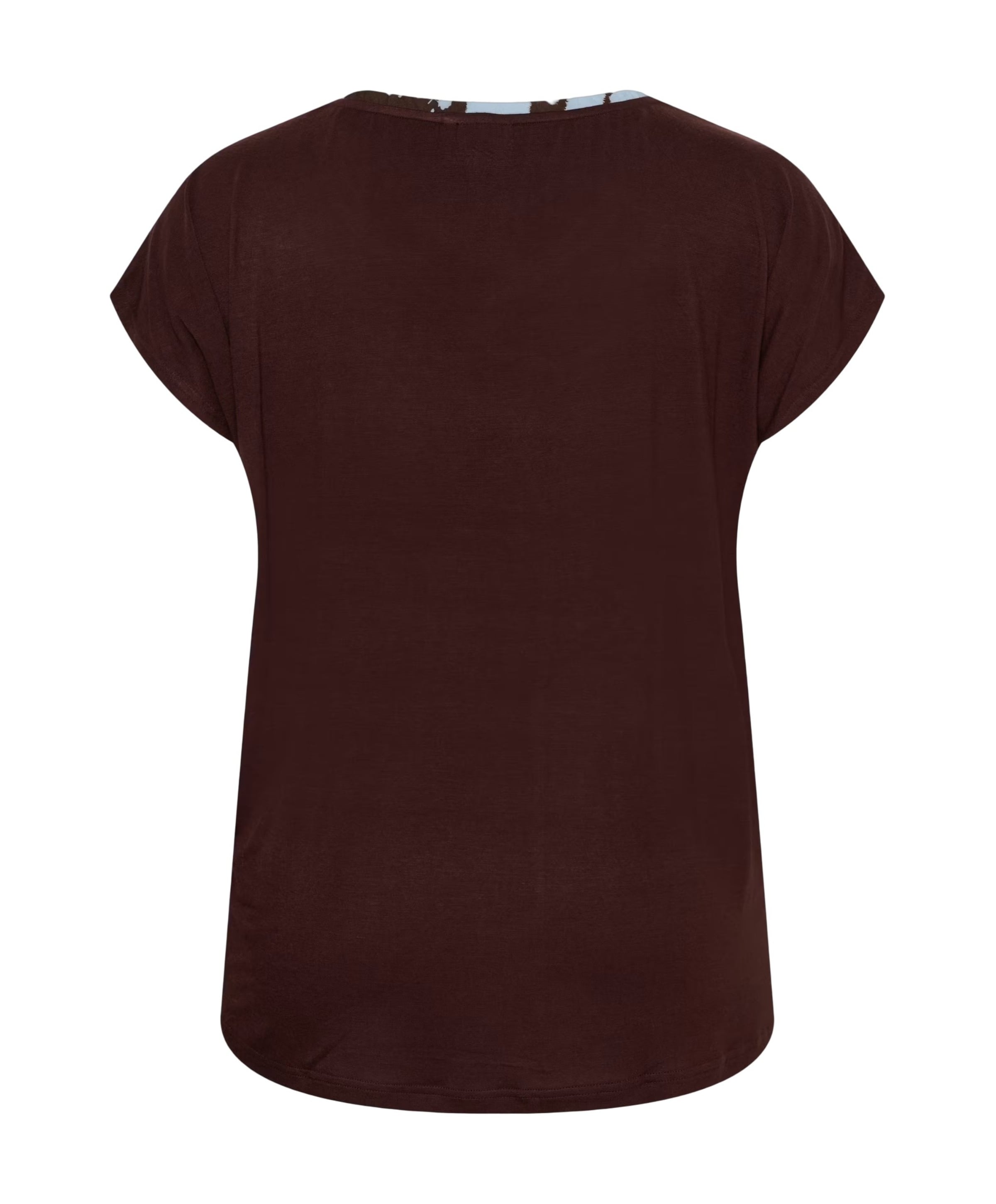 KAFFE Curve Dames blouse bruin