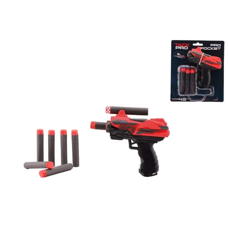 Johntoy Tack Pro Pocket mit 6 darts, 11cm