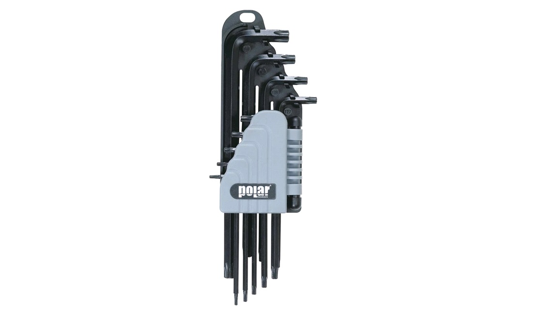 Torx nøglesæt lange 9stk Polar Tools
