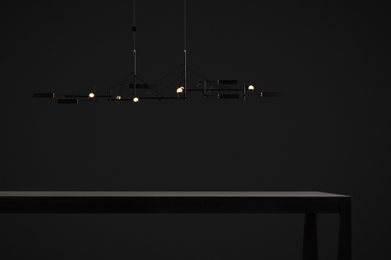 Moooi Tinkering 140 hanglamp LED zwart/messing
